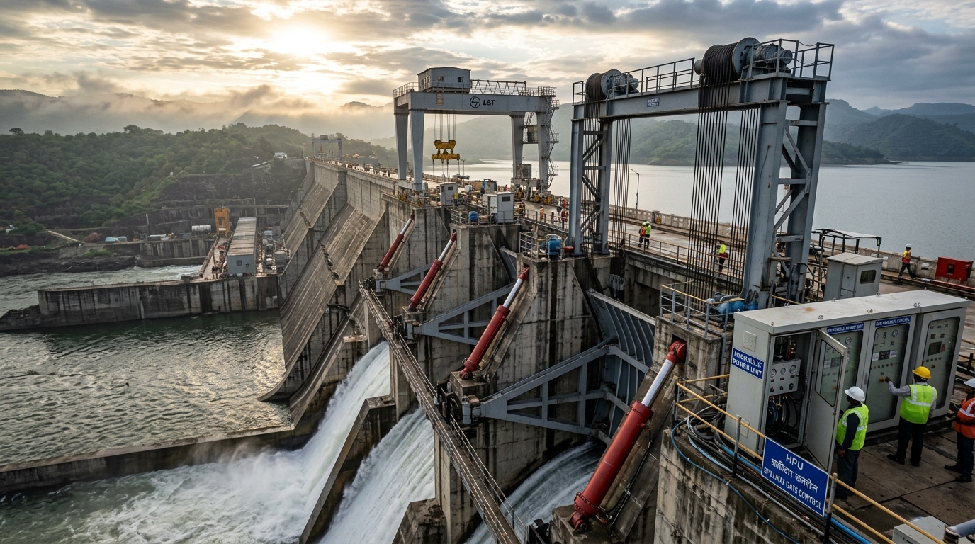 Hydraulic Hoist Cylinder & Powerpack for Hydel Projects in India - RG Fluid Power Hydraulics