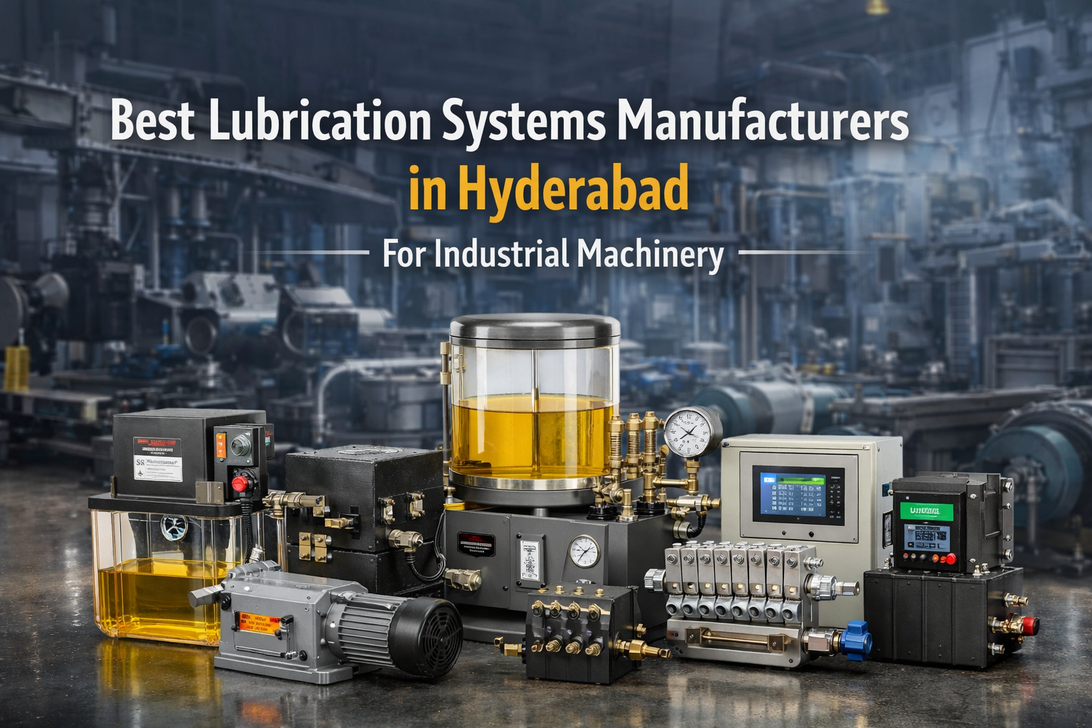 Best Lubrication Systems Manufacturers in Hyderabad