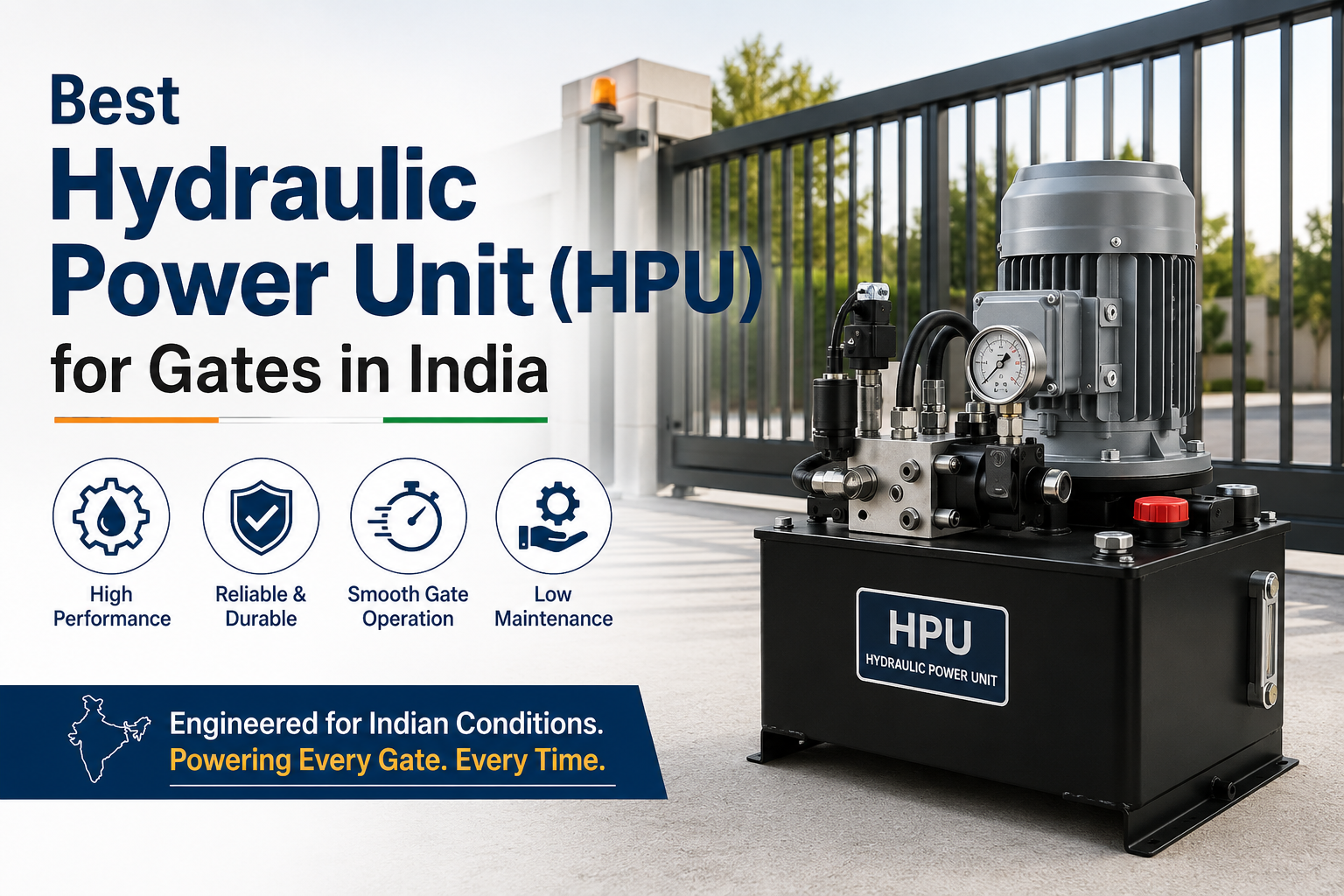 Best Hydraulic Power Unit (HPU) for Gates in India